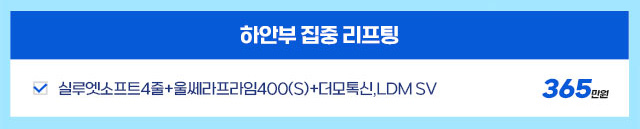 하안부 집중 리프팅